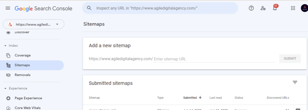 Submit your sitemap to Google