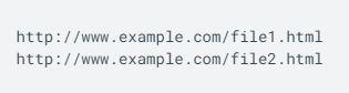 Simple Text Sitemap Example