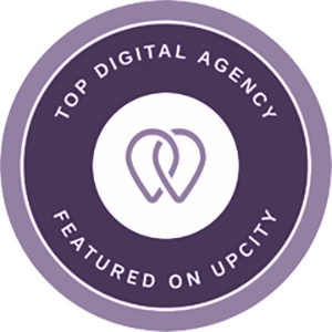 Upcity badge - top digital agency