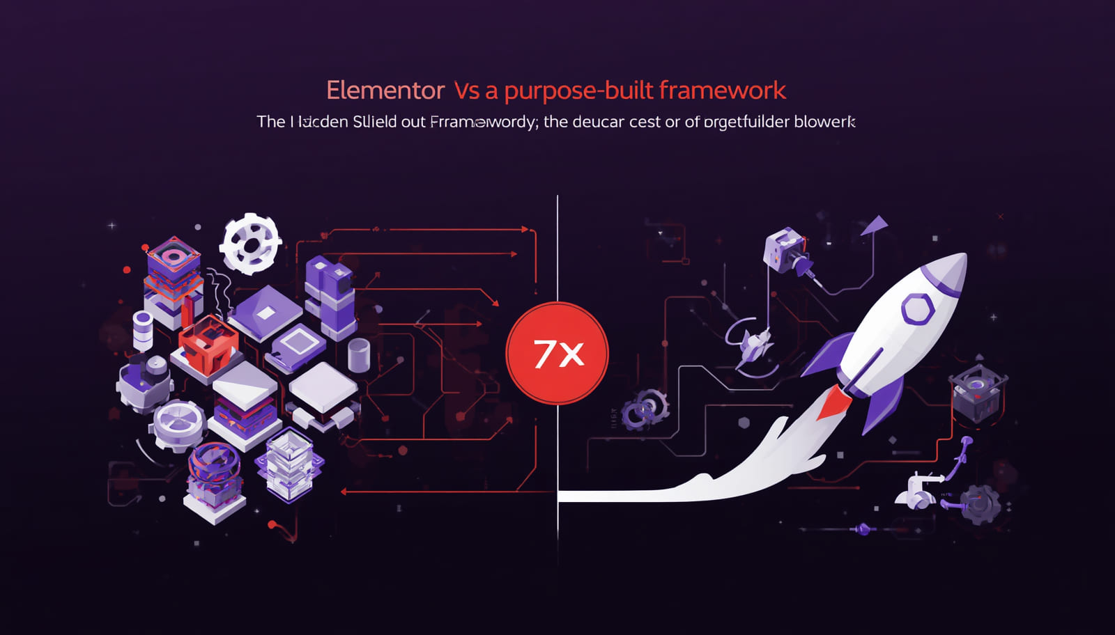 Elementor vs a Purpose-Built Framework: The Hidden Speed Cost of Page-Builder Bloat