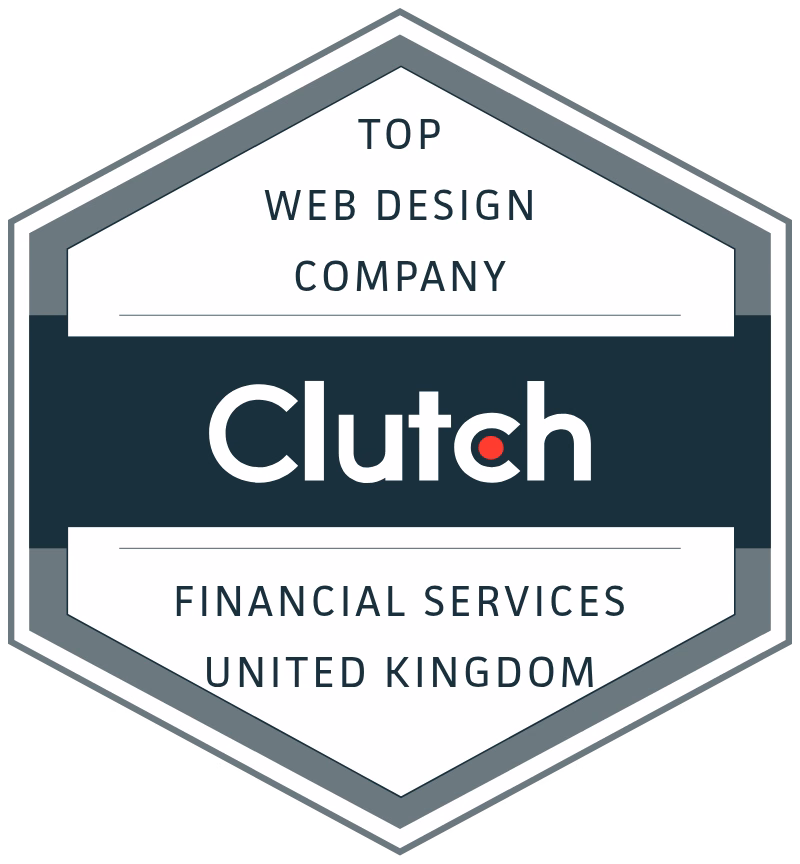 Clutch badge: Agile Digital Agency named a Top Web Design Company for Financial Services in the United Kingdom, 2026