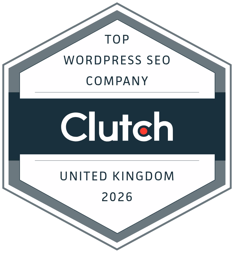 Clutch badge: Agile Digital Agency named a Top WordPress SEO Company in the United Kingdom, 2026